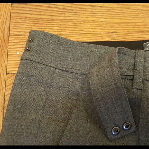 VINCE  nwot cropped  gray wool  ankle pants - Picture 4 of 6